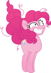 Size: 1024x1476 | Tagged: safe, artist:jhayarr23, imported from derpibooru, pinkie pie, earth pony, pony, my little pony: the movie, crazy face, faic, messy mane, simple background, solo, transparent background, vector