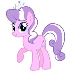 Size: 768x768 | Tagged: safe, artist:canterlotgirl, diamond tiara, earth pony, pony, .ai available, .svg available, accessories, cutie mark, jewelry, older, older diamond tiara, raised hoof, simple background, smiling, svg, tiara, transparent background, vector
