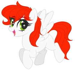 Size: 1920x1816 | Tagged: safe, artist:daydreamingdragon123, imported from derpibooru, oc, oc only, oc:pearl rose, pegasus, pony, female, filly, happy, simple background, smiling, solo, transparent background