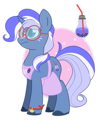 Size: 1000x1200 | Tagged: safe, artist:itstaylor-made, imported from derpibooru, oc, oc only, oc:bubble berry, pony, unicorn, female, glasses, mare, simple background, solo, transparent background
