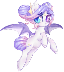Size: 461x524 | Tagged: safe, artist:misspinka, imported from derpibooru, oc, oc only, oc:moonaroon, bat pony, pony, female, heterochromia, mare, simple background, solo, transparent background