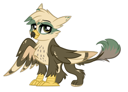 Size: 2025x1454 | Tagged: safe, artist:emberslament, imported from derpibooru, oc, oc only, oc:dillinger, griffon, griffon oc, looking at you, male, quadrupedal, simple background, solo, transparent background