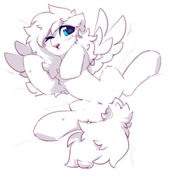 Size: 2000x2000 | Tagged: safe, artist:mirtash, imported from derpibooru, oc, oc only, oc:mirta whoowlms, pegasus, pony, heart, heart eyes, misleading thumbnail, solo, wingding eyes