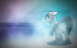 Size: 1280x800 | Tagged: safe, artist:vexx3, imported from derpibooru, oc, oc only, oc:snowy breeze, pegasus, pony, female, floppy ears, looking at you, looking back, looking back at you, mare, pegasus oc, solo, solo mare, wallpaper, wings