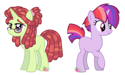 Size: 1757x1053 | Tagged: safe, artist:strawberry-spritz, imported from derpibooru, oc, oc only, pony, unicorn, female, glasses, magical lesbian spawn, mare, offspring, parent:moondancer, parent:rainbow dash, parent:tree hugger, parent:twilight sparkle, parents:twidash, simple background, transparent background