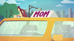 Size: 1920x1080 | Tagged: safe, edit, edited screencap, imported from derpibooru, screencap, equestria girls, equestria girls series, fomo, spoiler:eqg series (season 2), canterlot city, car, mom, no pony, title card