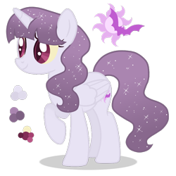 Size: 894x894 | Tagged: safe, artist:magicuniclaws, imported from derpibooru, oc, oc only, alicorn, pony, female, magical lesbian spawn, mare, offspring, parent:daybreaker, parent:inky rose, simple background, solo, transparent background