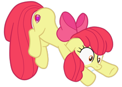 Size: 1708x1221 | Tagged: safe, artist:gmaplay, imported from derpibooru, apple bloom, scootaloo, sweetie belle, earth pony, pony, butt, cutie mark crusaders, plot, plot in the air, simple background, solo, transparent background