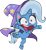 Size: 762x825 | Tagged: safe, edit, edited screencap, editor:grapefruitface, imported from derpibooru, screencap, trixie, pony, my little pony: pony life, spoiler:pony life s01e17, cape, clothes, friendship gems, g4.5, happy, hat, jumping, not a vector, resource, simple background, smiling, solo, transparent background, trixie's cape, trixie's hat