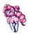 Size: 2475x2912 | Tagged: safe, artist:coco-drillo, imported from derpibooru, pinkie pie, pony, alternate hairstyle, bouncing, chest fluff, clothes, colorful, colourful, cute, diapinkes, ear fluff, excited, freckles, grin, jumping, kneesocks, pigtails, ponk, simple background, smiling, socks, solo, stockings, striped socks, thigh highs, transparent background, twintails