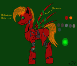 Size: 1280x1102 | Tagged: safe, artist:mixdaponies, imported from derpibooru, oc, oc:dj b-ray, pegasus, pony, robot, robot pony, pegasus oc, wings