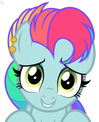 Size: 3329x4102 | Tagged: safe, artist:whiteplumage233, imported from derpibooru, oc, oc only, oc:rainbow blitz, pegasus, pony, cute, female, mare, ocbetes, simple background, solo, transparent background
