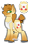 Size: 740x1031 | Tagged: safe, artist:cihiiro, imported from derpibooru, oc, oc only, oc:baked apple, earth pony, pony, apron, clothes, freckles, gradient hooves, male, offspring, parent:applejack, parent:donut joe, parents:donutjack, simple background, solo, stallion, transparent background, watermark