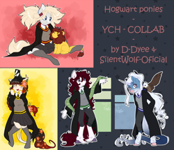 Size: 3000x2584 | Tagged: safe, artist:silentwolf-oficial, artist:tay-niko-yanuciq, artist:tenebristayga, imported from derpibooru, oc, oc only, anthro, pegasus, unguligrade anthro, clothes, collaboration, commission, harry potter, harry potter (series), pegasus oc, wings, ych example, your character here