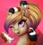 Size: 1024x1067 | Tagged: safe, artist:lightly-san, imported from derpibooru, oc, oc only, oc:black dawn, pegasus, pony, biting, cute, ear bite, falling, female, guinea pig, mare, ocbetes, one eye closed, profile picture, solo