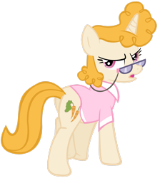 Size: 2353x2549 | Tagged: safe, artist:boneswolbach, imported from derpibooru, lucy packard, pony, unicorn, clothes, female, glasses, high res, mare, simple background, solo, transparent background, vector