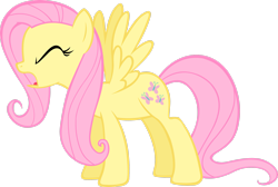 Size: 2987x2007 | Tagged: safe, artist:kurokaji11, imported from derpibooru, fluttershy, pony, green isn't your color, high res, screaming, simple background, solo, transparent background, vector