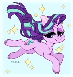 Size: 1920x2005 | Tagged: safe, artist:sk-ree, imported from derpibooru, starlight glimmer, pony, unicorn, cute, glimmerbetes, lidded eyes, smiling, solo