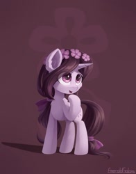 Size: 1024x1309 | Tagged: safe, artist:emeraldgalaxy, imported from derpibooru, oc, oc only, pony, unicorn, chibi, female, mare, solo