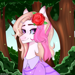 Size: 836x830 | Tagged: safe, artist:astaz, imported from derpibooru, earth pony, original species, pony, complex background, male, nature, solo, tree