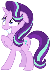 Size: 7000x10000 | Tagged: safe, artist:tardifice, imported from derpibooru, starlight glimmer, pony, a royal problem, absurd resolution, floppy ears, grin, nervous, nervous grin, simple background, smiling, solo, transparent background, vector