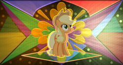 Size: 12288x6480 | Tagged: safe, artist:estories, artist:laszlvfx, edit, imported from derpibooru, applejack, pony, absurd file size, absurd resolution, cowboy hat, cute, cutie mark, freckles, hat, jackabetes, solo, stetson, wallpaper, wallpaper edit