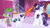 Size: 1280x720 | Tagged: safe, artist:mlplary6, imported from derpibooru, rarity, spike, oc, oc:pearl, dracony, dragon, hybrid, pony, carousel boutique, family, female, fire, interspecies offspring, male, offspring, parent:rarity, parent:spike, parents:sparity, shipping, sparity, straight, winged spike, wings