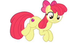 Size: 1920x1080 | Tagged: safe, artist:gmaplay, imported from derpibooru, apple bloom, earth pony, pony, growing up is hard to do, older, older apple bloom, simple background, solo, transparent background
