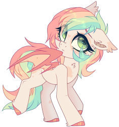 Size: 2474x2628 | Tagged: safe, artist:_spacemonkeyz_, imported from derpibooru, oc, oc only, oc:sand dollar, bat pony, pony, simple background, solo, transparent background