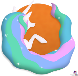 Size: 1920x1868 | Tagged: dead source, safe, artist:intelmax89, imported from derpibooru, princess celestia, alicorn, pony, firefox, mozilla firefox, simple background, solo, transparent background
