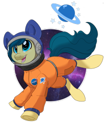 Size: 1000x1200 | Tagged: safe, artist:itstaylor-made, imported from derpibooru, oc, oc only, earth pony, pony, astronaut, simple background, solo, space, spacesuit, transparent background