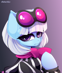 Size: 4500x5280 | Tagged: safe, artist:xsatanielx, imported from derpibooru, photo finish, earth pony, pony, absurd resolution, bust, ear fluff, female, looking at you, mare, rcf community, solo