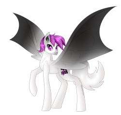 Size: 1280x1221 | Tagged: safe, artist:starflightmlp, imported from derpibooru, oc, oc only, oc:tomas, bat pony, pony, colored wings, male, simple background, solo, stallion, transparent background, wings