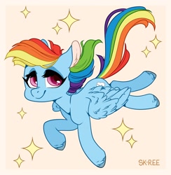 Size: 1920x1964 | Tagged: safe, artist:sk-ree, imported from derpibooru, rainbow dash, pony, chibi, solo