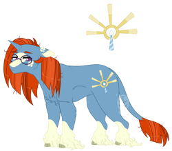 Size: 1024x896 | Tagged: safe, artist:0tinybitobsessive0, imported from derpibooru, oc, oc only, oc:whisper, classical unicorn, pony, unicorn, blaze (coat marking), cloven hooves, coat markings, facial markings, female, floppy ears, freckles, glasses, leonine tail, mare, offspring, parent:sunburst, parent:trixie, parents:trixburst, simple background, socks (coat marking), socks (coat markings), solo, transparent background, unshorn fetlocks