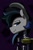 Size: 2228x3344 | Tagged: safe, artist:aripegio del mandolino, oc, oc only, pony, abstract background, clothes, commission, hat, looking at you, male, monocle, smiling, smirk, solo, stallion