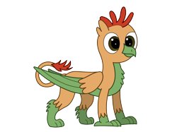 Size: 4032x3016 | Tagged: safe, artist:rainbowšpekgs, imported from derpibooru, oc, oc only, oc:steel crescent, griffon, derpibooru community collaboration, 2021 community collab, griffon oc, male, simple background, solo, transparent background