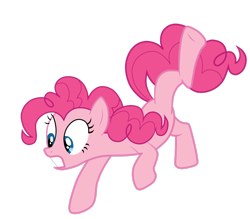 Size: 2618x2291 | Tagged: safe, artist:junkiesnewb, imported from derpibooru, pinkie pie, earth pony, pony, female, mare, scared, simple background, solo, transparent background, vector