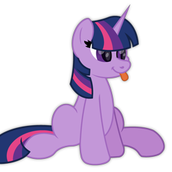 Size: 2200x2200 | Tagged: safe, artist:ponkus, imported from derpibooru, twilight sparkle, pony, unicorn, :p, cute, female, mare, simple background, solo, tongue out, transparent background, twiabetes, unicorn twilight