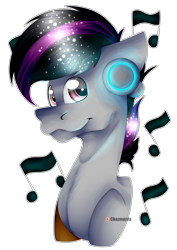 Size: 2894x4093 | Tagged: safe, artist:chazmazda, imported from derpibooru, oc, pony, bust, commission, commissions open, highligh, highlights, lighting, music, patreon, patreon reward, photo, portrait, shading, shine, shiny, simple background, solo, transparent, transparent background