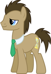 Size: 2035x2948 | Tagged: safe, artist:chainchomp2, imported from derpibooru, doctor whooves, time turner, earth pony, pony, the super speedy cider squeezy 6000, .svg available, high res, male, necktie, simple background, solo, stallion, transparent background, vector