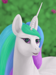 Size: 900x1200 | Tagged: safe, artist:soobel, imported from derpibooru, princess celestia, bust, portrait, uncanny valley