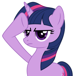 Size: 3649x3667 | Tagged: safe, artist:rioshi, artist:starshade, imported from derpibooru, twilight sparkle, pony, unicorn, base used, female, heart, heart eyes, mare, rainbow dash salutes, salute, simple background, solo, transparent background, wingding eyes