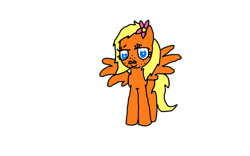Size: 1280x800 | Tagged: safe, alternate version, artist:whistle blossom, derpibooru exclusive, imported from derpibooru, oc, oc:whistle blossom, pegasus, pony, cute, female, flower, flower in hair, looking at you, pegasus oc, simple background, solo, spread wings, transparent background, whistlebetes, wings