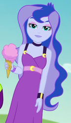 Size: 349x606 | Tagged: safe, imported from derpibooru, screencap, princess luna, equestria girls, equestria girls series, the road less scheduled, spoiler:eqg series (season 2), cropped, food, ice cream, vice principal luna