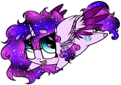 Size: 1593x1121 | Tagged: safe, artist:beamybutt, imported from derpibooru, oc, oc only, oc:cosmic star, alicorn, pony, simple background, solo, transparent background