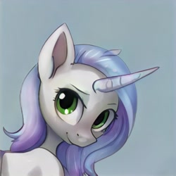 Size: 1024x1024 | Tagged: safe, artist:thisponydoesnotexist, imported from derpibooru, pony, unicorn, neural network, simple background