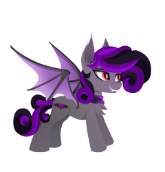 Size: 1883x1961 | Tagged: safe, artist:andaluce, derpibooru exclusive, imported from derpibooru, oc, oc only, oc:octave zeckoria, bat pony, derpibooru community collaboration, 2021 community collab, female, mare, simple background, solo, transparent background