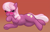 Size: 3237x2070 | Tagged: safe, artist:eels, imported from derpibooru, cheerilee, earth pony, pony, blushing, cute, eyes closed, female, gradient background, lying down, mare, raised hoof, smiling, solo, underhoof