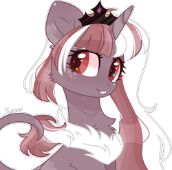 Size: 2802x2764 | Tagged: safe, artist:kurosawakuro, imported from derpibooru, oc, pony, unicorn, female, mare, simple background, solo, transparent background